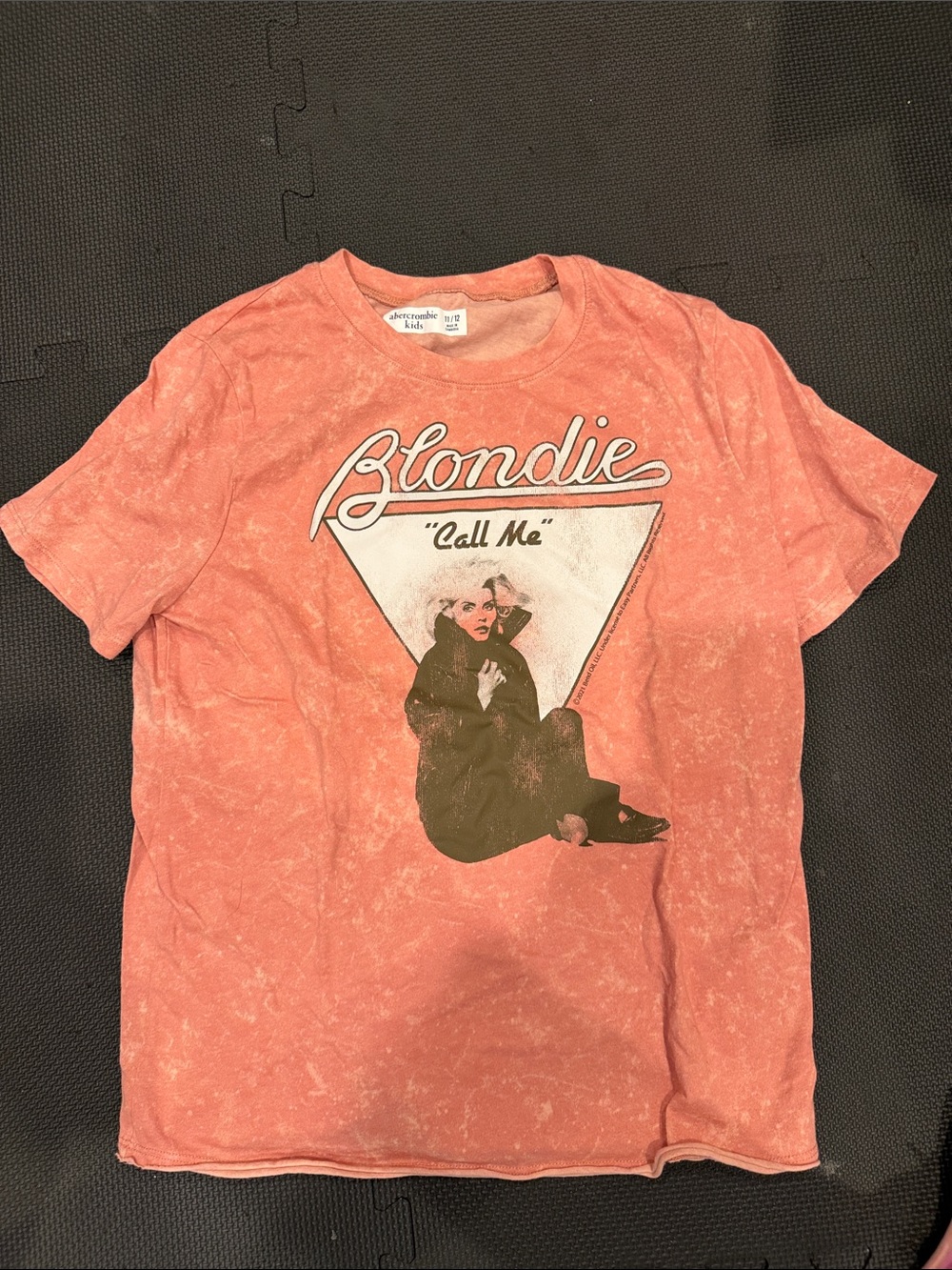abercrombie kids Coral Blondie 'Call Me' Graphic Tee